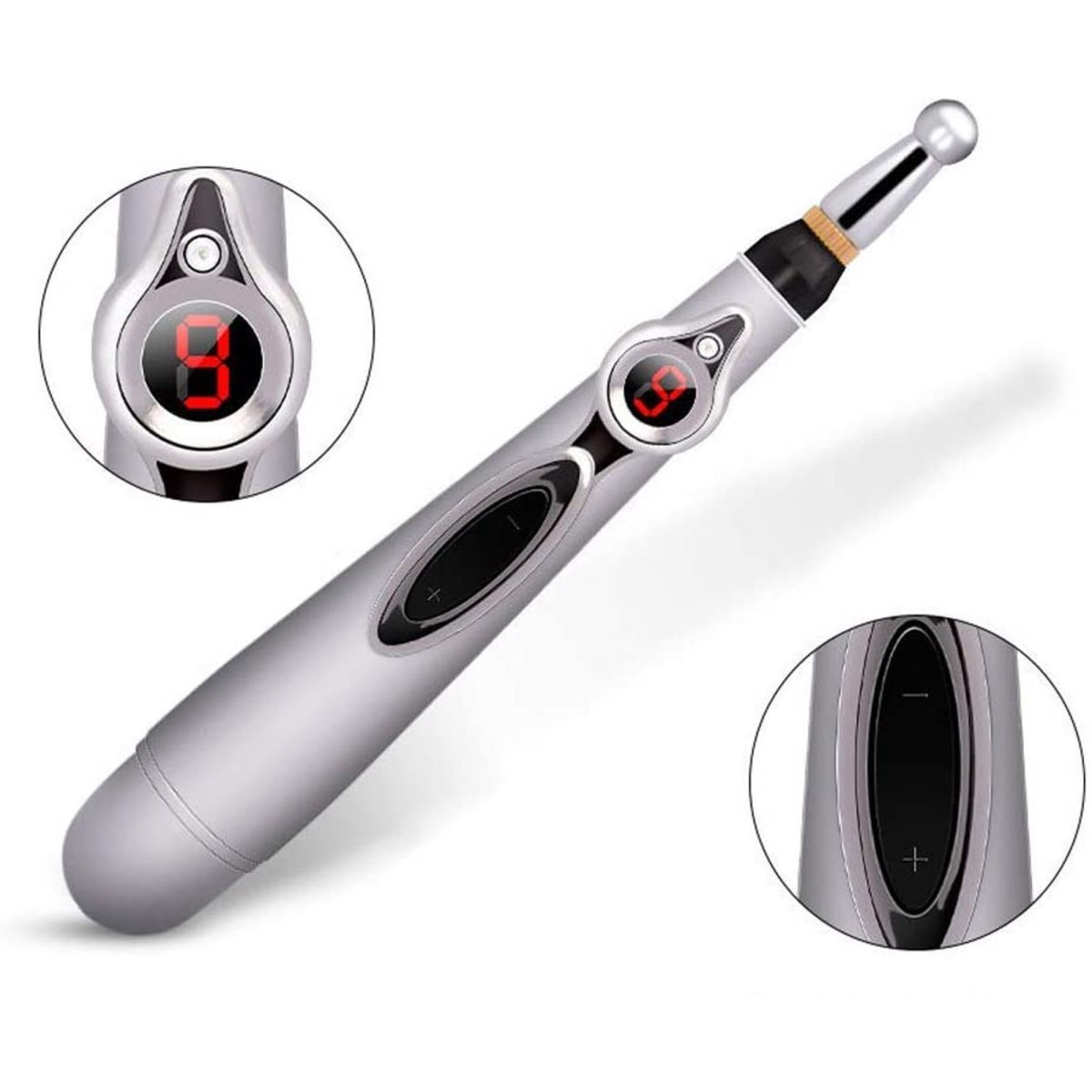 Lapiz De Acupuntura Electronico Masajeador Para El Dolor Diseño Portatil + Gel - Imagen 8