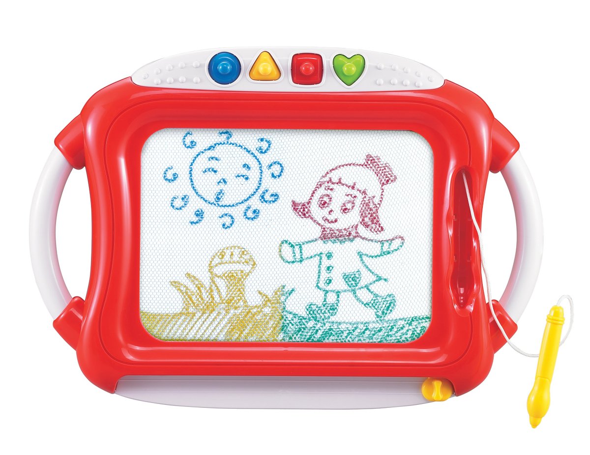 Tablero Magico Pizarra Dibujo Magnetico Borrable + Figuras - Imagen 2