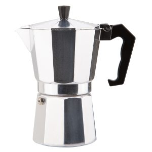 Cafetera Italiana Metálica Pequeña Cocina 6 Tazas