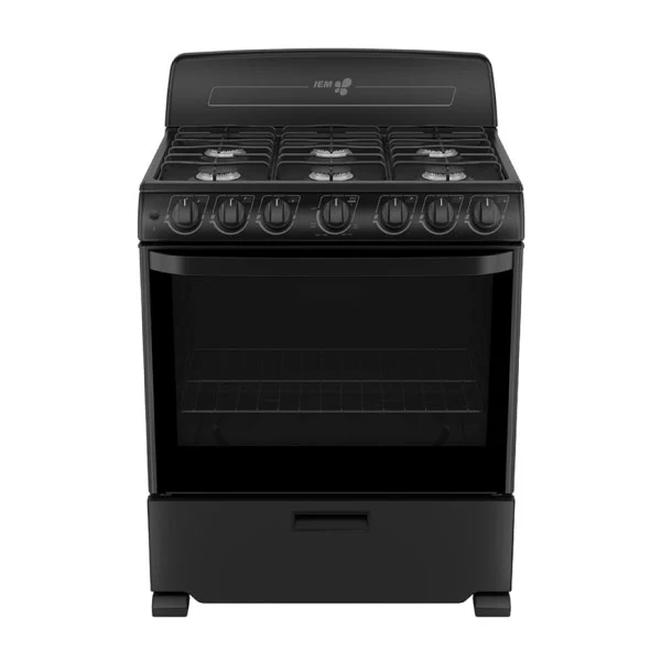 Estufa de Piso IEM 76 cm (30 pulgadas) Negra