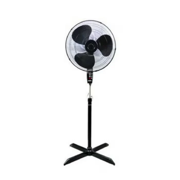 Ventilador De Pedestal Man 18" 3 Velocidades Gris Oscuro