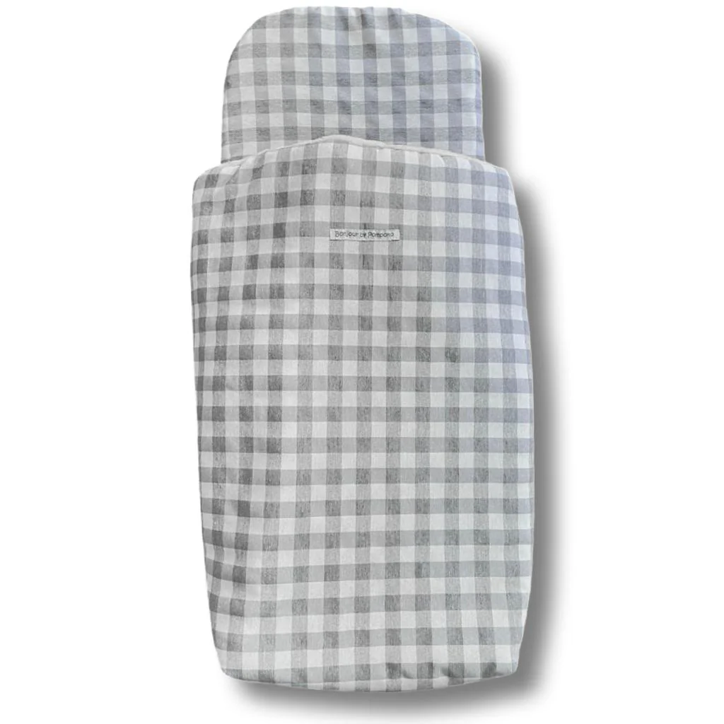 Saco Capazo Vichy Gris Plus de Invierno