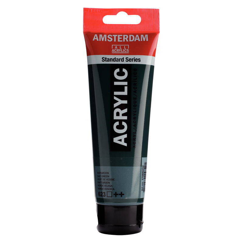 ACRILICO AMSTERDAM TUBO 250ML 623 VERDE VEJIGA