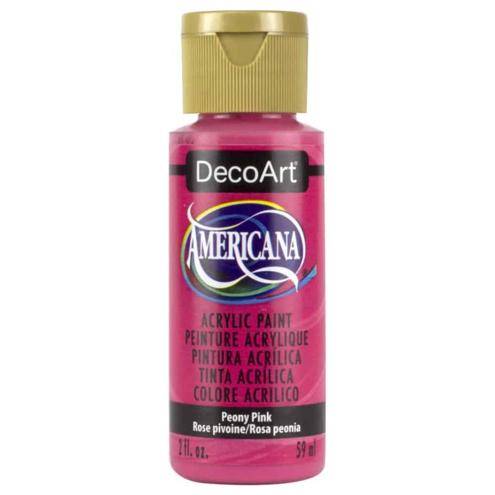 Pintura Americana Decoart DA215 Rosa Peonia 59 ml