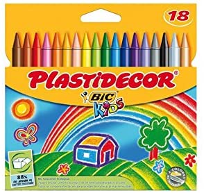 BIC Plastidecor Kids 18 ceras
